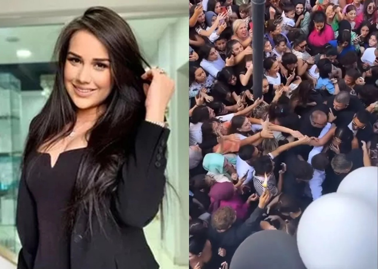 Instagram fenomeni Dilan Polat'a dokunabilmek için birbirini ezdiler!