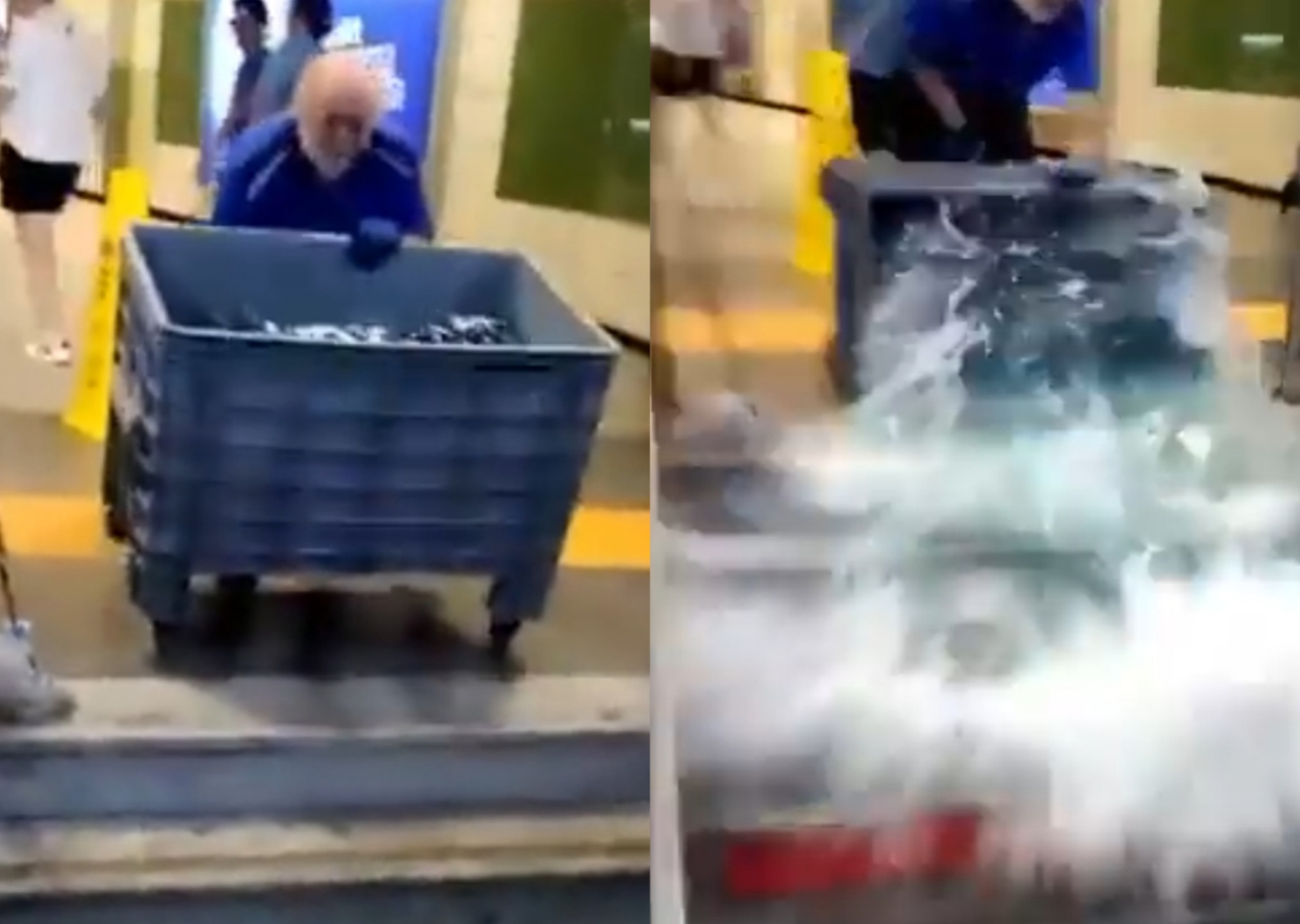 Metro merdivenlerinin yıkanma videosu sosyal medyada gündem oldu!