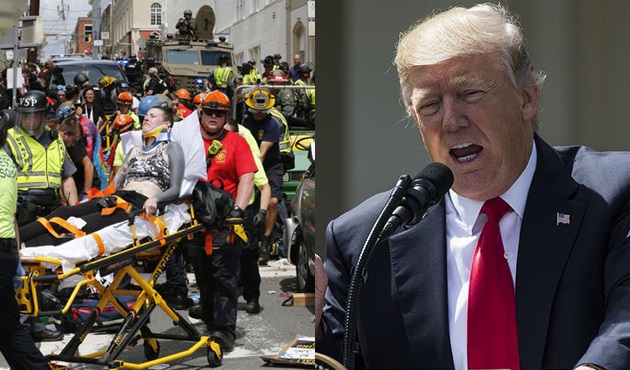 ABD Başkanı Trump'tan ırkçı saldırılara sert tepki! "Bu çok yönlü şiddet, nefret..."