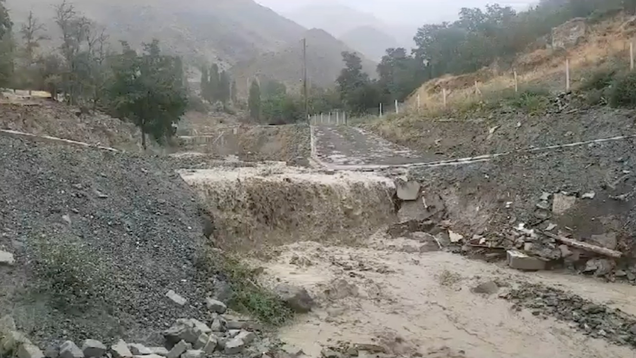 Erzincan'da şiddetli yağış sele neden oldu!