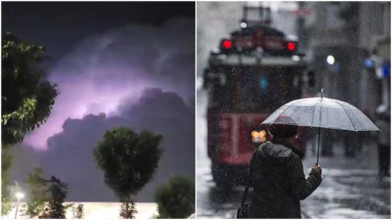 Aşırı sıcaklara yağış molası! İstanbul'da yaşanan elektrik fırtınasının ardından Meteoroloji ve Valilik'ten uyarı