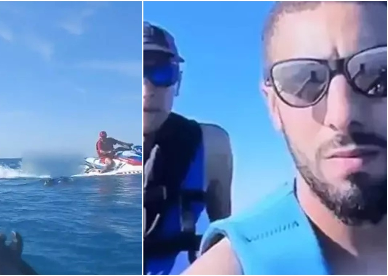 Cezayir'de skandal görüntüler! Jet skiyle sınırı geçen turistlere ateş açtılar: 2 ölü