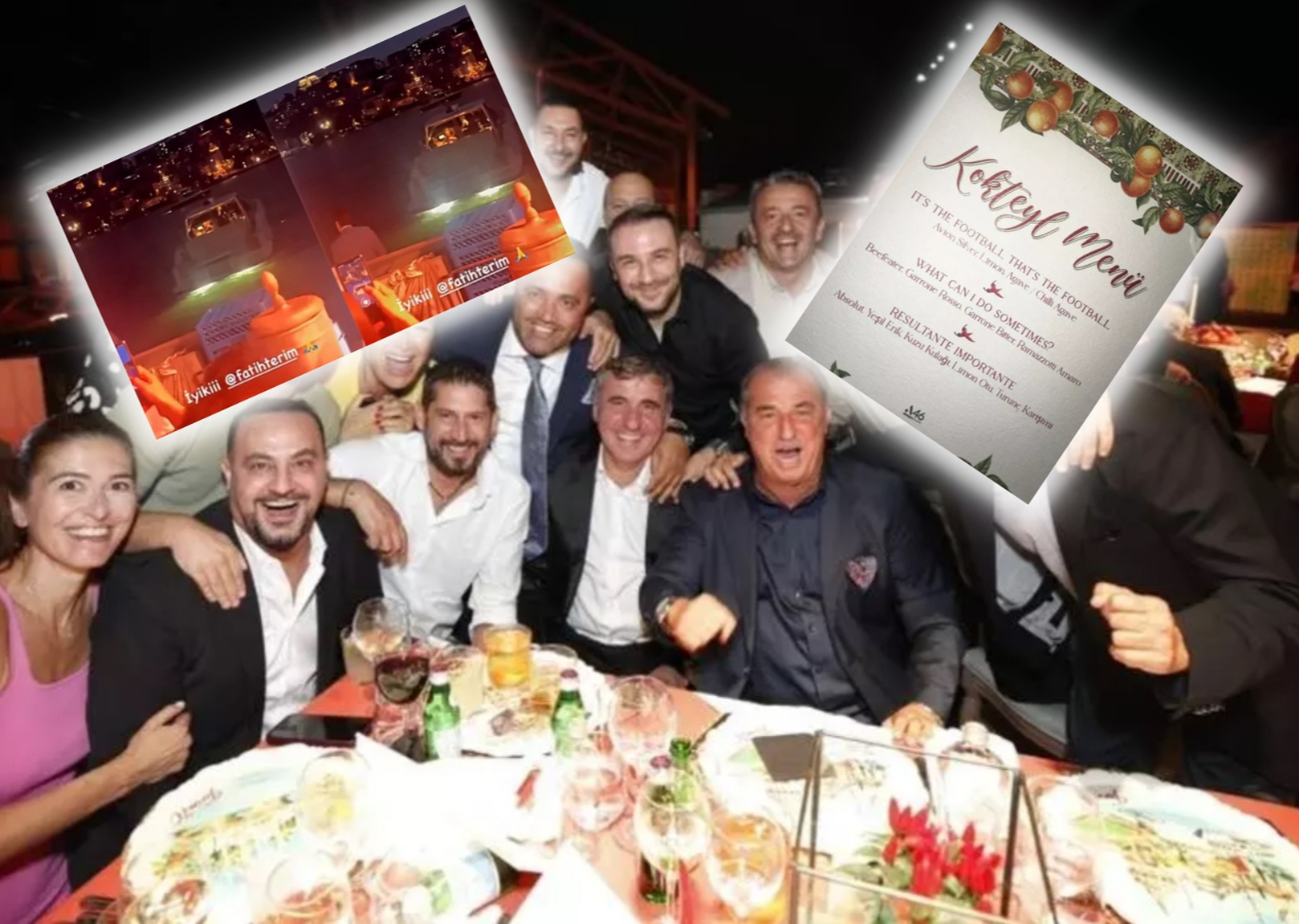 Fatih Terim'in 70. yaş günü partisinde yemek menüsü dikkat çekti: 'What can I do sometimes'! Çalan müzikler de ayrı bir olay...