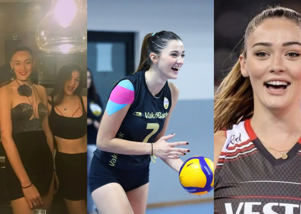 Zehra Güneş'in kendisi gibi voleybolcu kız kardeşleri İrem Nur ve Mina görenleri hayran bıraktı! Ablalarına benzerlikleri şaşırttı