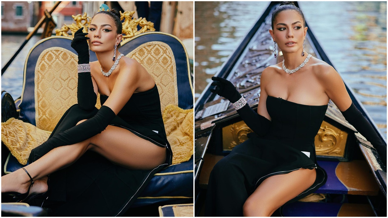 İtalya'dan ödülle döndü! Dünyaca ünlü fotoğrafçı çekti: Demet Özdemir'den Venedik sokaklarında nefes kesen pozlar