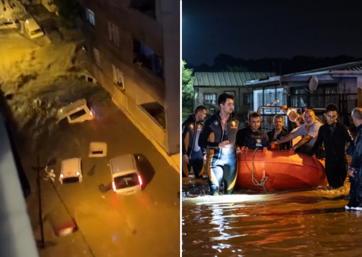 İstanbul'da sel felaketi! Bakan Yerlikaya son durumu paylaştı: 2 kişi can verdi!