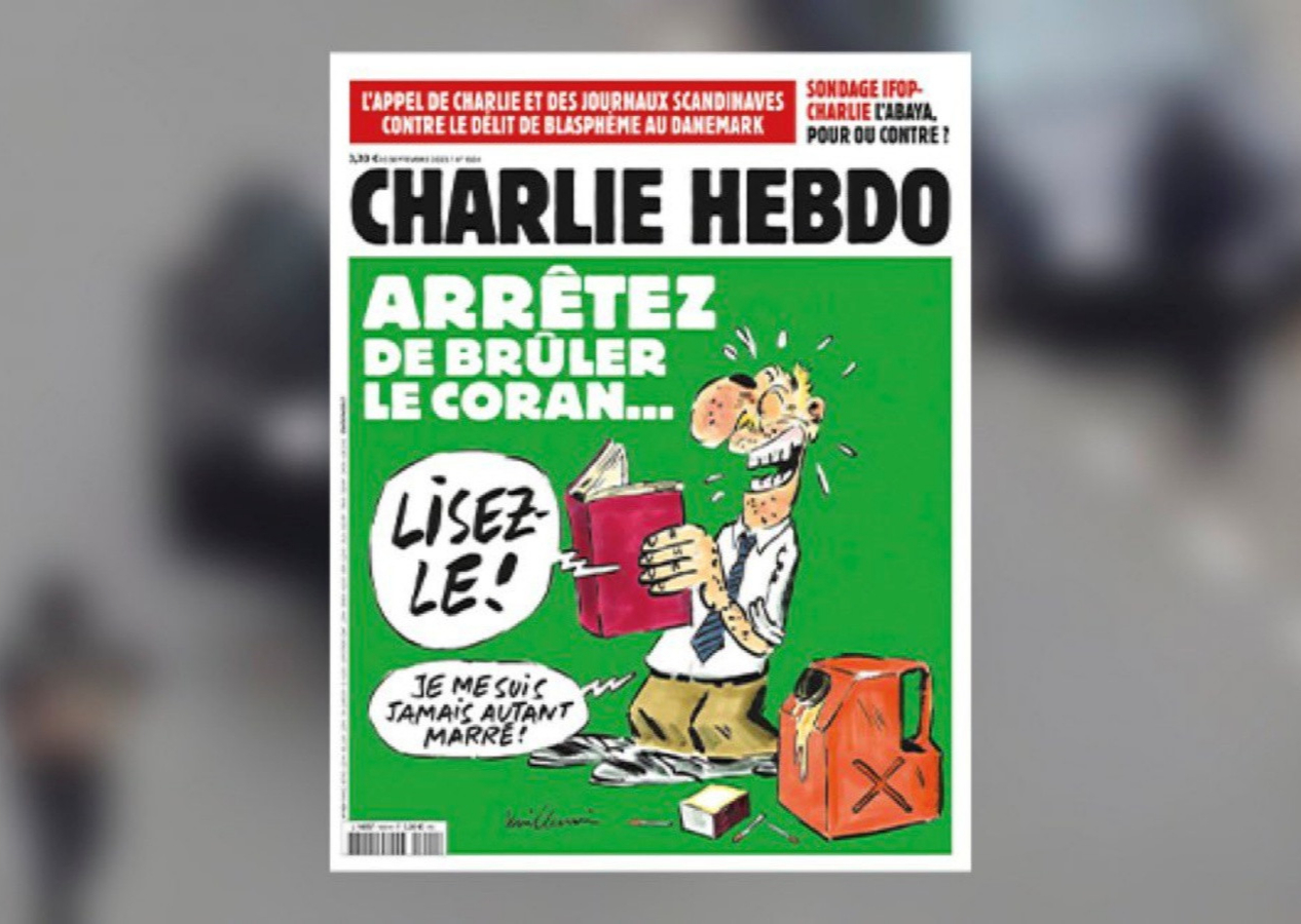 Avrupa'daki İslam düşmanlığı bitmiyor:  Charlie Hebdo'dan alçak bir kapak daha!