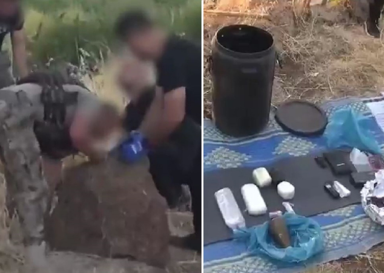 Bombalı eylem hazırlığındaki 5 terörist yakalandı! İşte operasyon görüntüleri...