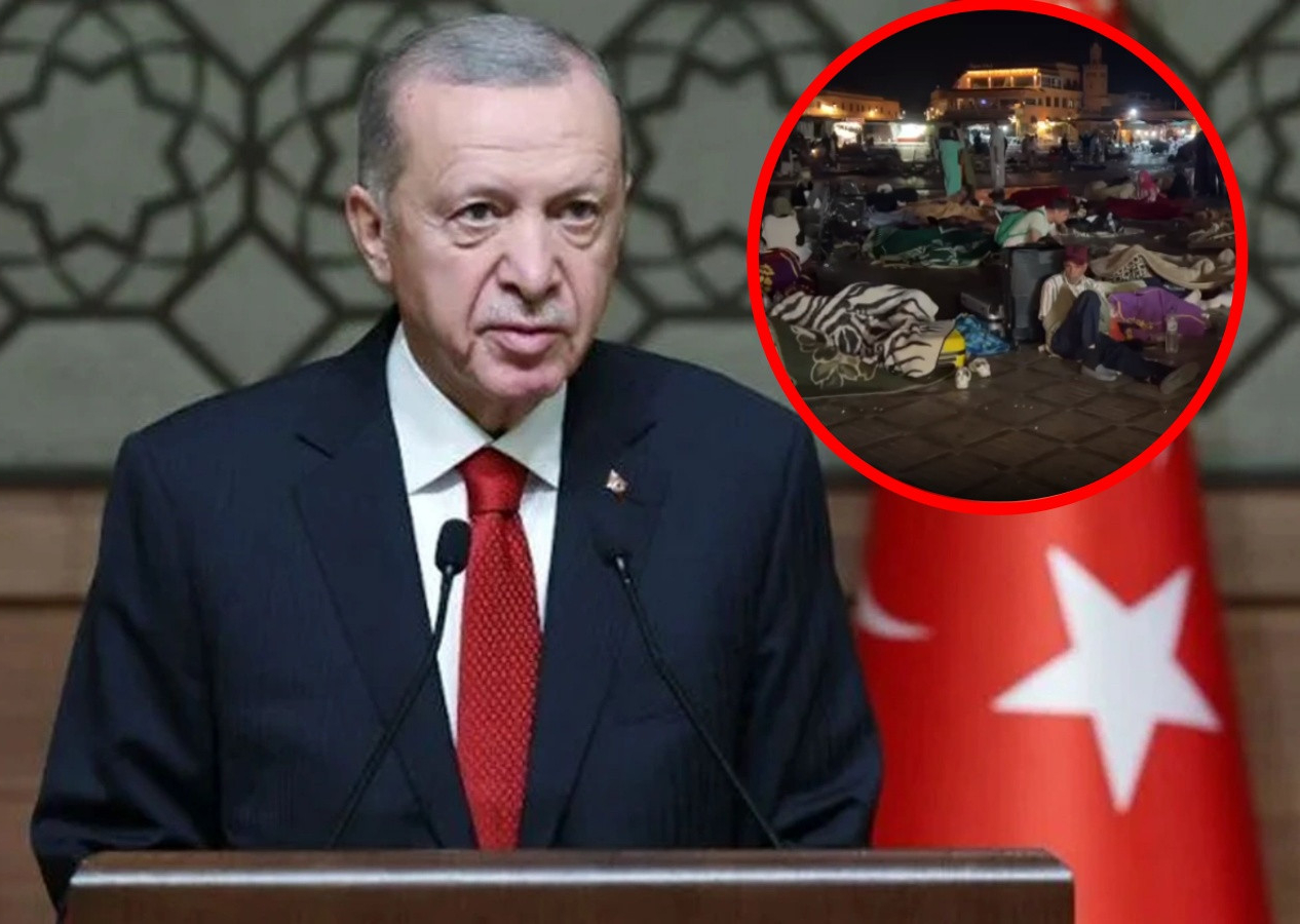 Fas'ta yüzyılın felaketi! Cumhurbaşkanı Erdoğan'dan deprem sonrası başsağlığı mesajı...
