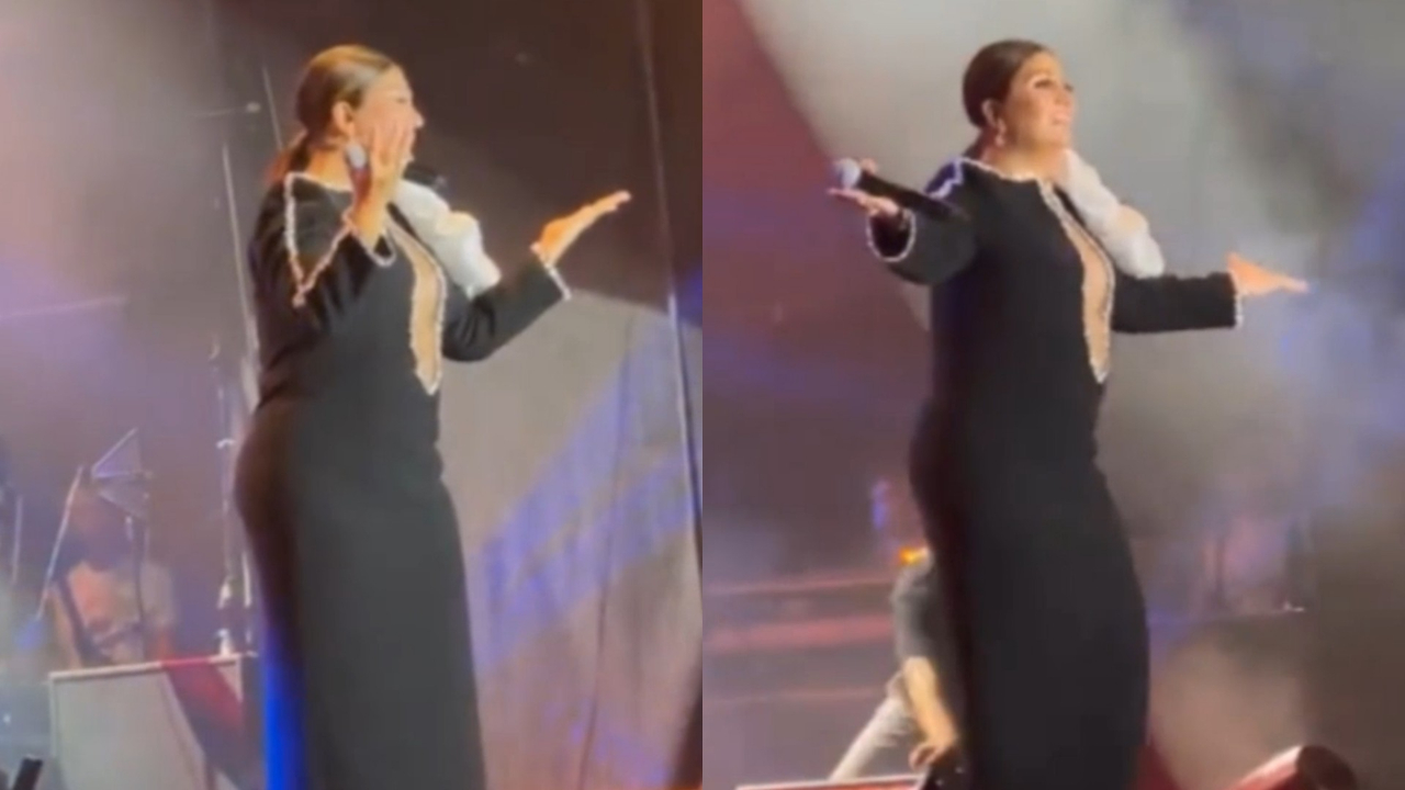 Sibel Can'ın başı kiloları ile belada! Konser kombinine eleştiri yağdı