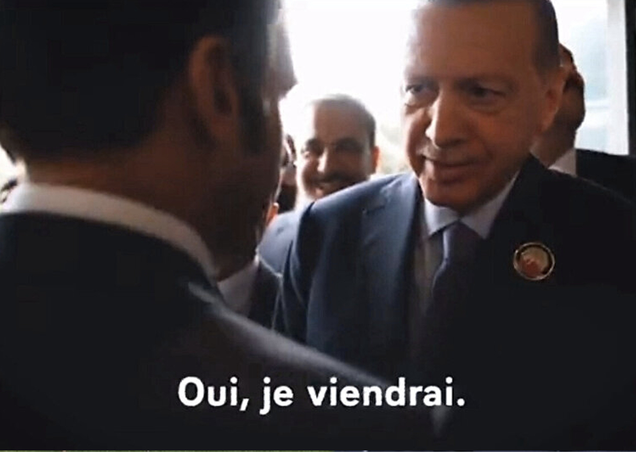 Cumhurbaşkanı Erdoğan'dan Macron'a: Hani gelecektin, gelmedin