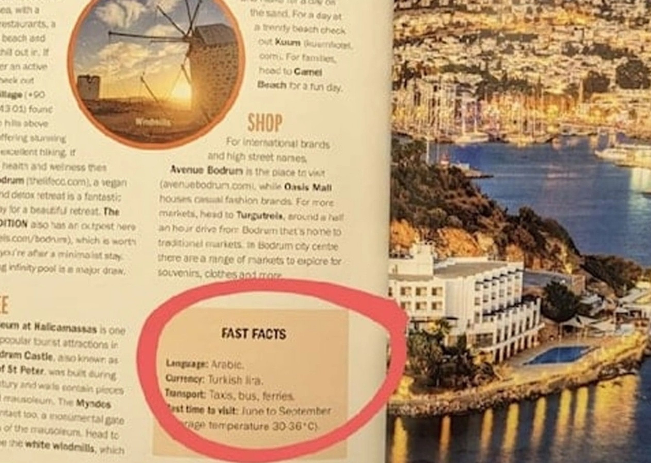 Dünyaca ünlü dergi Time Out'ta skandal: "Türkiye'nin resmi dili Arapça"