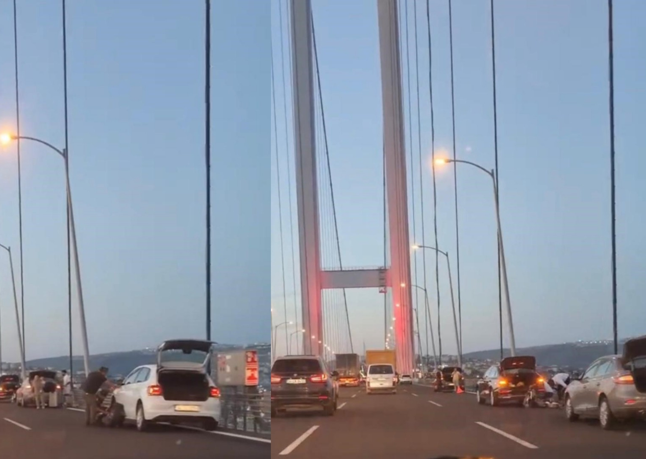 Osmangazi Köprüsü'nde onlarca aracın lastiği aynı anda patlamıştı! Sıra dışı olayın nedeni ortaya çıktı...