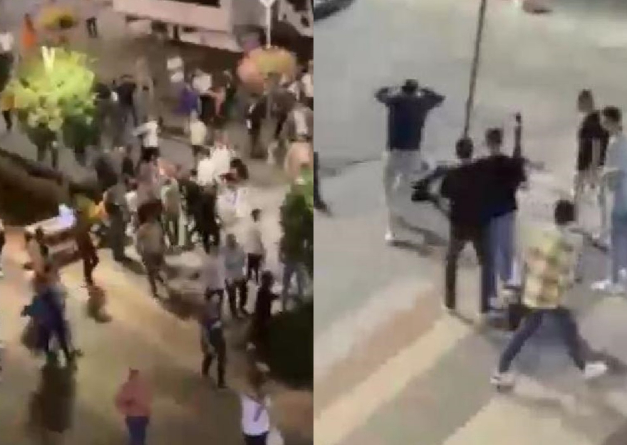 Trabzon'da bir vatandaş, polise mukavemette bulunduğunu sanıp Arap turisti tek yumrukta bayılttı