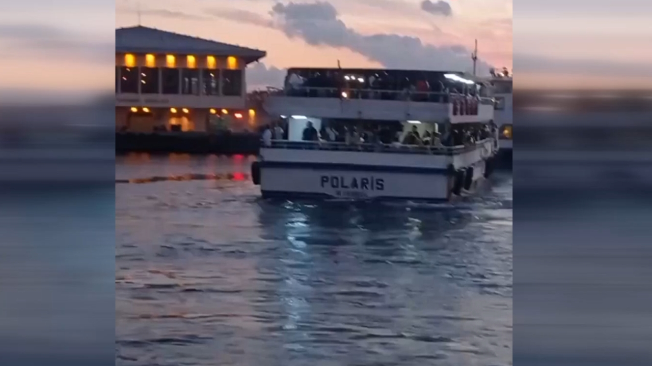 Kadıköy vapurunda deniz manzaralı kavga: Birbirlerine girdiler