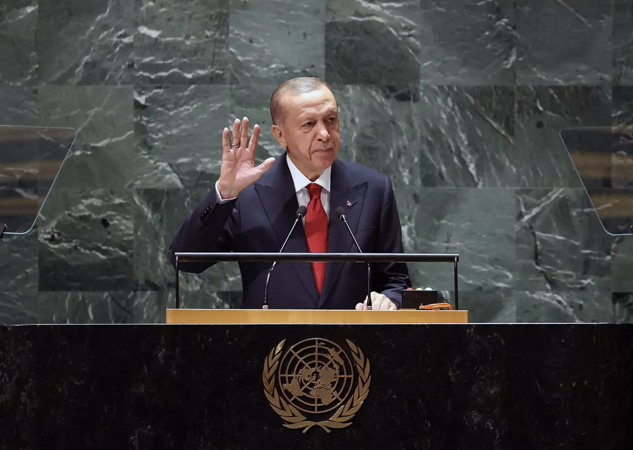 Cumhurbaşkanı Erdoğan Birleşmiş Milletler'de... Dünyaya KKTC çağrısı