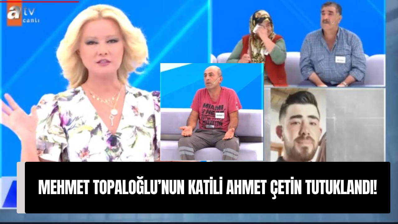 Müge Anlı, Mehmet Topaloğlu cinayetindeki sıcak gelişmeyi aktardı! Ahmet Çetin 25 yıl hapis cezasına çarptırıldı!