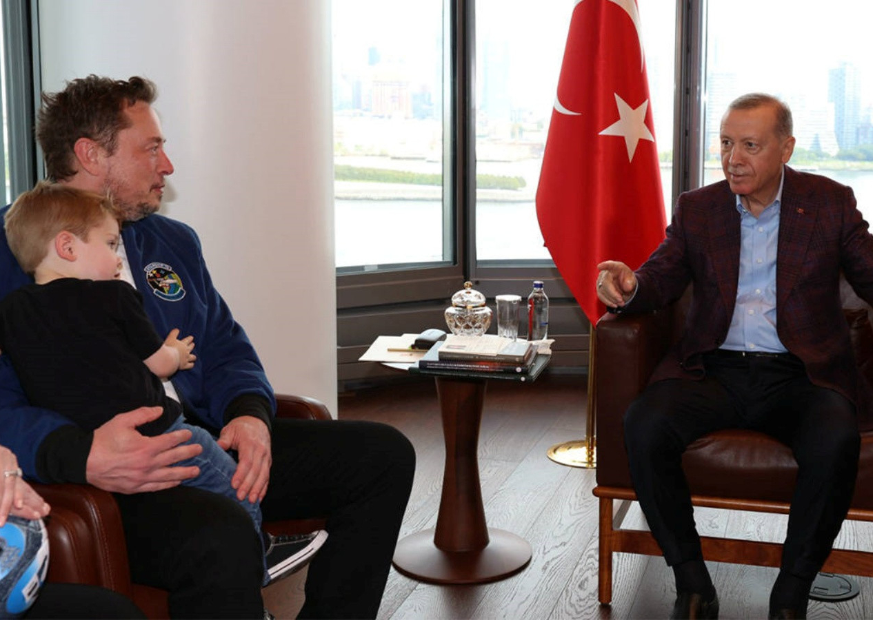 Elon Musk'ın Erdoğan'la görüşmesine oğlu X'i neden getirdiği ortaya çıktı!
