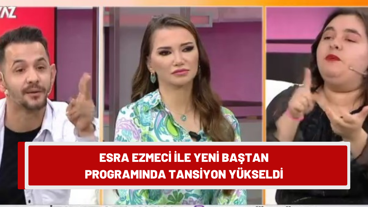 Esra Ezmeci ile Yeni Baştan programında tansiyon yükseldi! Akif'ten Melissa hakkında şoke eden iddia! ''Onu bırakıp gitmeyeyim diye üstümü başımı yırtıp...''