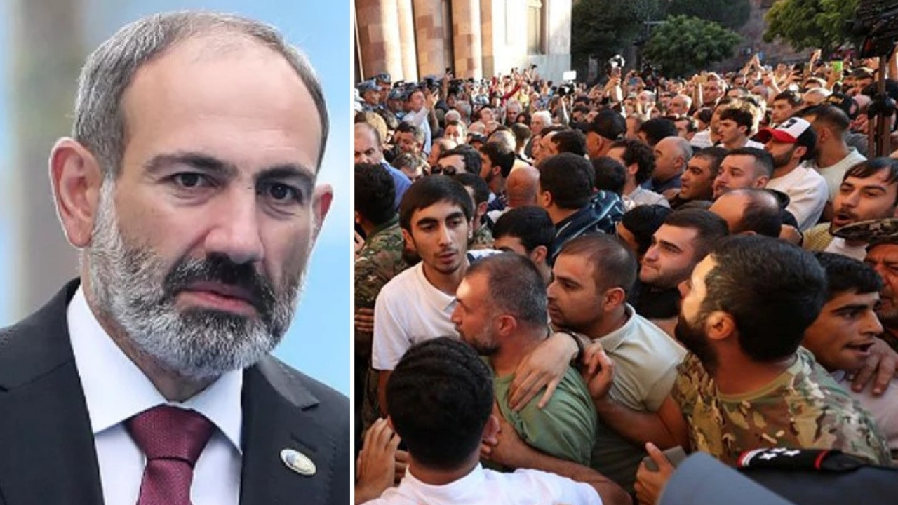 Azerbaycan'ın Anti-Terör Operasyonu sonrası Ermenistan karıştı! 'Paşinyan istifa' sloganları....