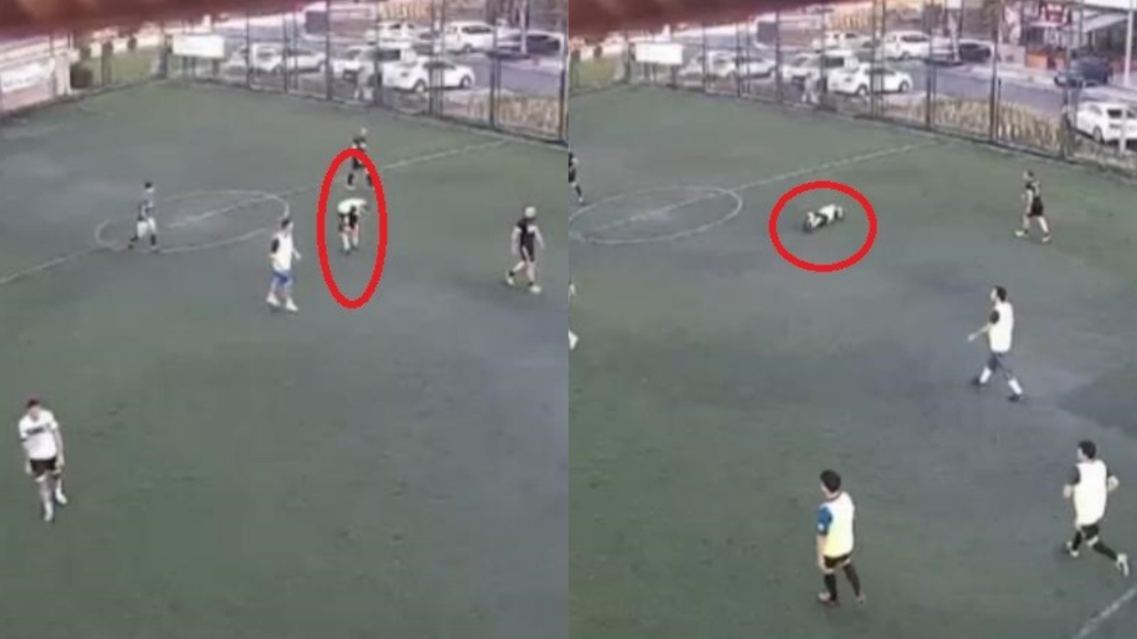 Halı sahada kalp krizi geçirdi: Arkadaşları ne olduğunu anlayamadı