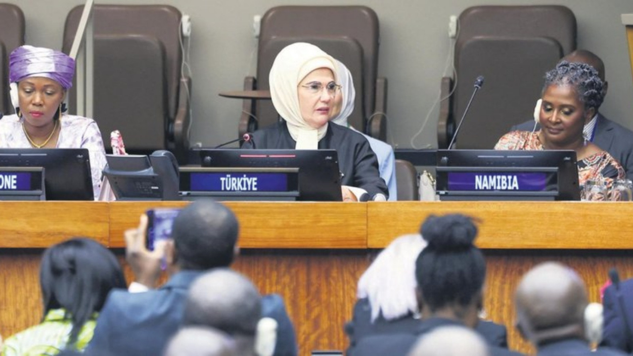 Emine Erdoğan'dan dünya liderlerinin eşlerine çağrı: Güç birliği yapalım!