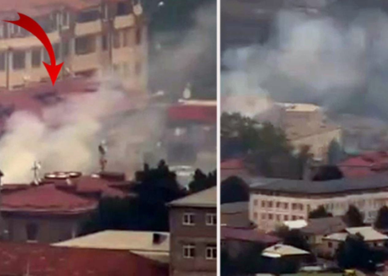 Ermenistan provokasyondan vazgeçmiyor! Kasıtlı yangınlar çıkararak arşivleri imha ettiler!