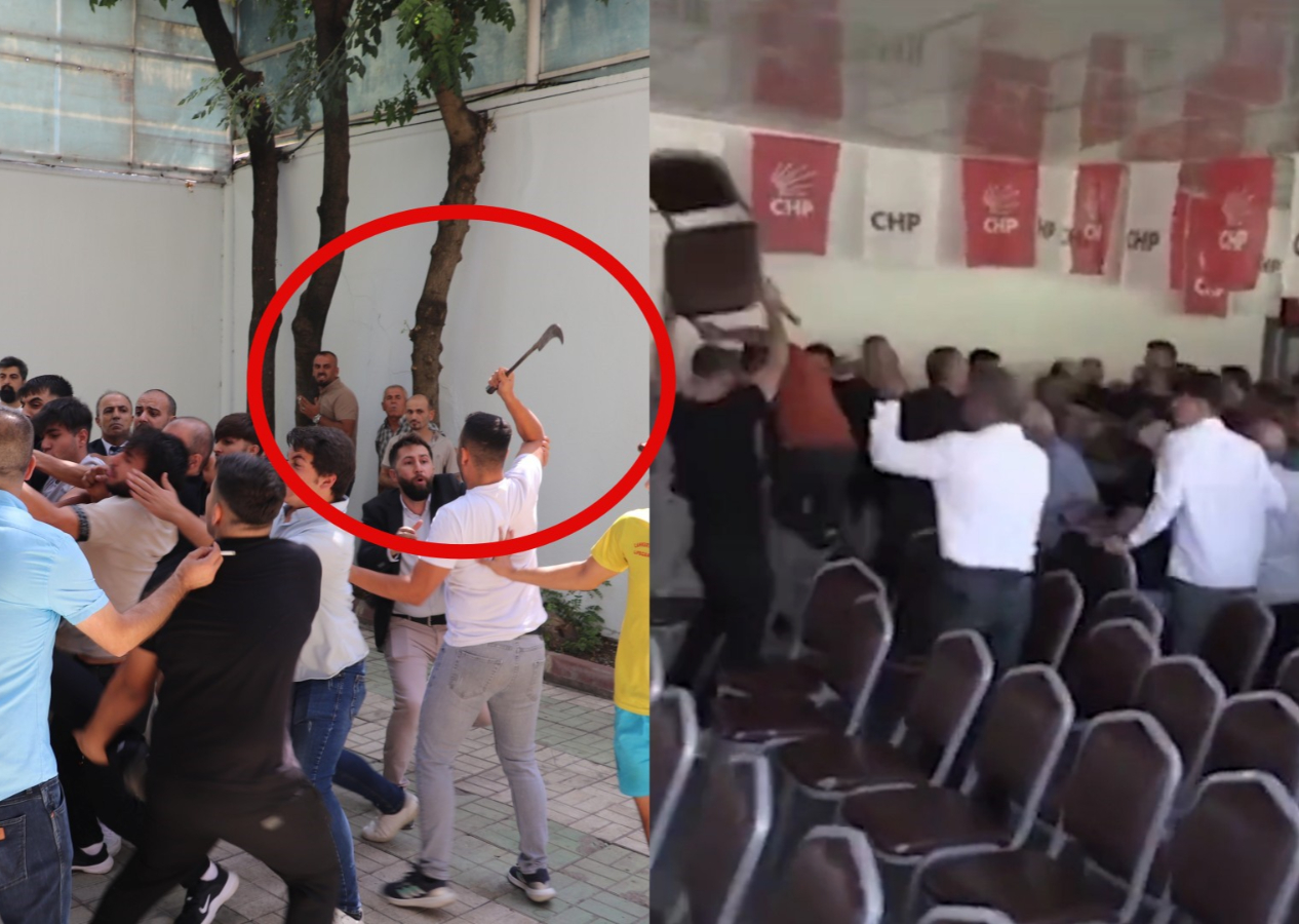 CHP'de kavgasız kongre yok! Bu kez Siirt'te yumruklar konuştu: Orakla kavgaya giren bir kişi son anda engellendi