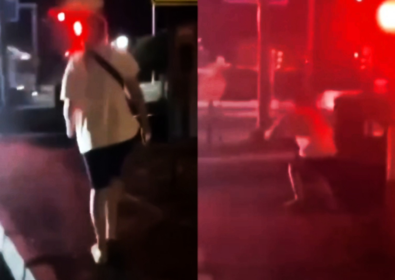Hayatını riske atarak tren raylarına düşen bariyeri böyle aldı! Genç kız olası faciayı önledi...