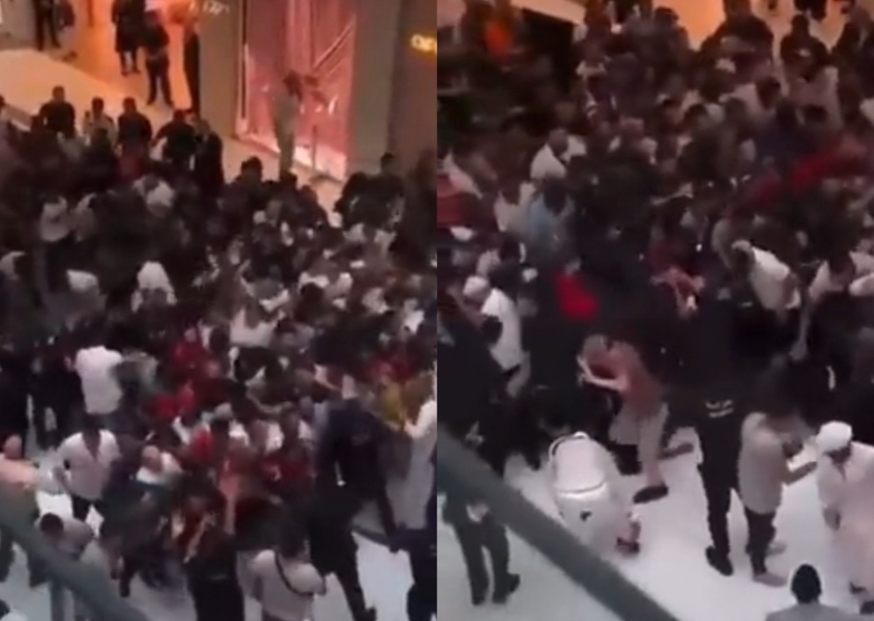 iPhone 15 alabilmek için birbirlerini ezdiler! Dubai'de büyük izdiham...