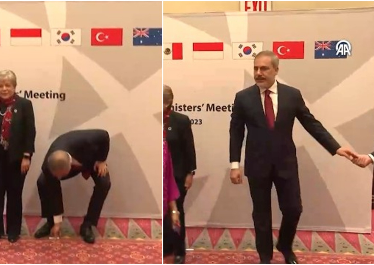Türk bayrağını yerde bırakmadı! Bakan Fidan'dan New York'taki toplantıya damga vuran hareket: O anlar sosyal medyada gündem oldu