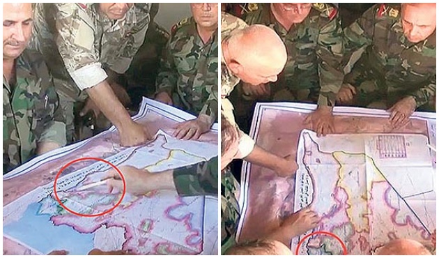 Suriye'den tahrik edici provokasyon! O harita ile emellerini açık ettiler...