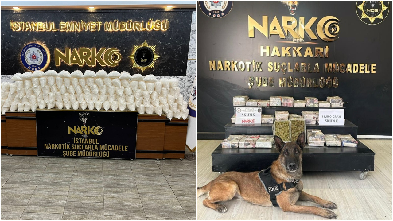 Bakan Yerlikaya ''Göz açtırmayacağız'' diyerek duyurdu! 16 ilde düzenlenen uyuşturucu operasyonlarında 99 zehir taciri yakalandı