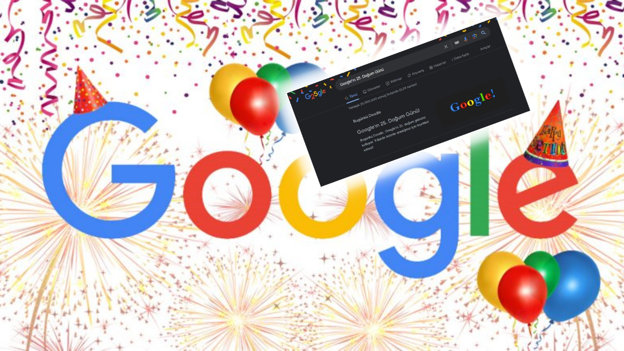 Google 25. yaşını yeni Doodle ile kutladı!