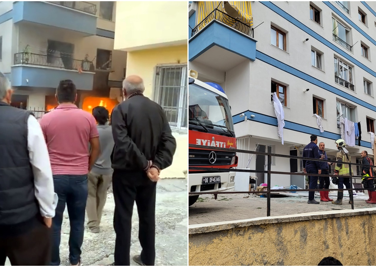 Ankara'da doğal gaz patlaması! 1 kişi hayatını kaybetti