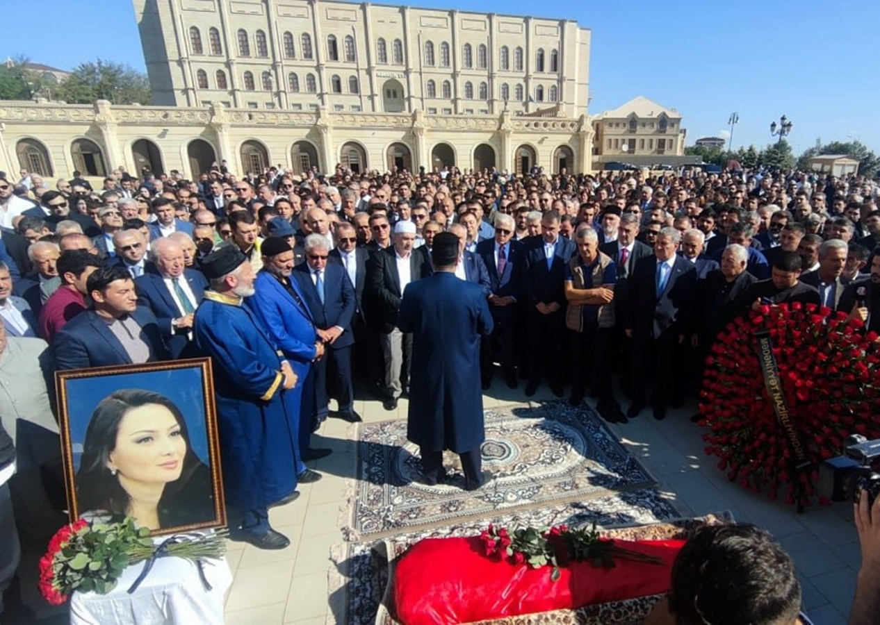 Azerbaycanlı milletvekili Ganire Paşayeva son yolculuğuna uğurlandı!