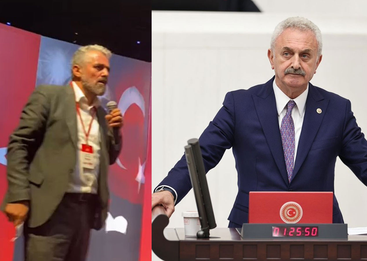CHP'li milletvekili Nail Çiler eski ilçe başkanı ile tartıştı: 'Sen partiye ısmarlama geldin!'