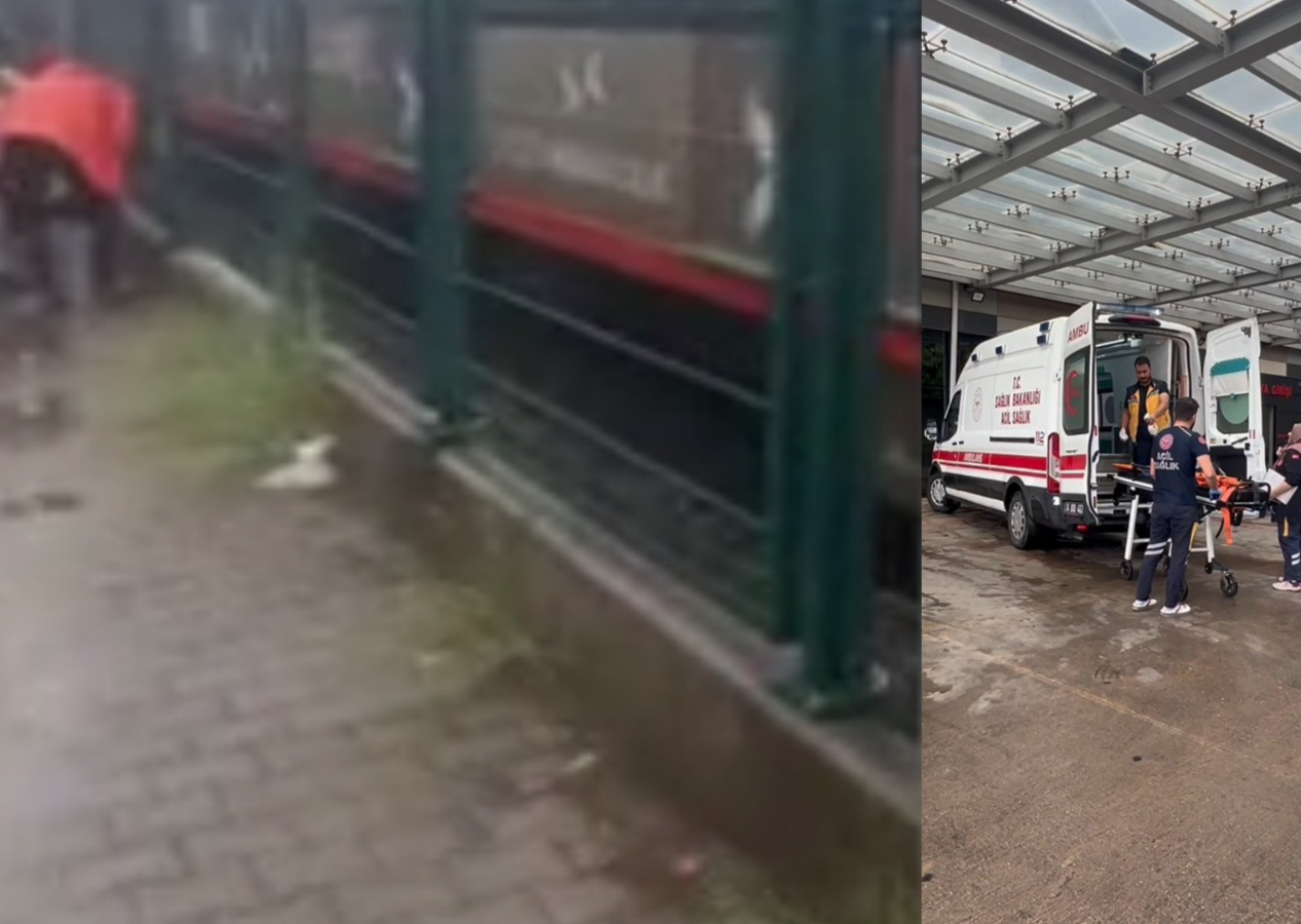 Korku dolu anlar: Marmaray'da bir kadın rayların üzerine düştü!