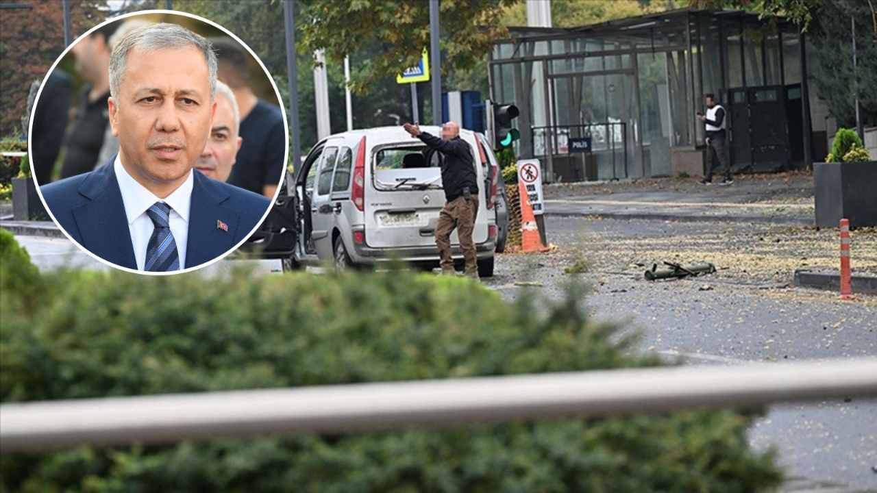 Ankara'da bombalı saldırı girişimi: Bakan Yerlikaya'dan son dakika açıklaması: Teröristlerden biri kendini patlattı!