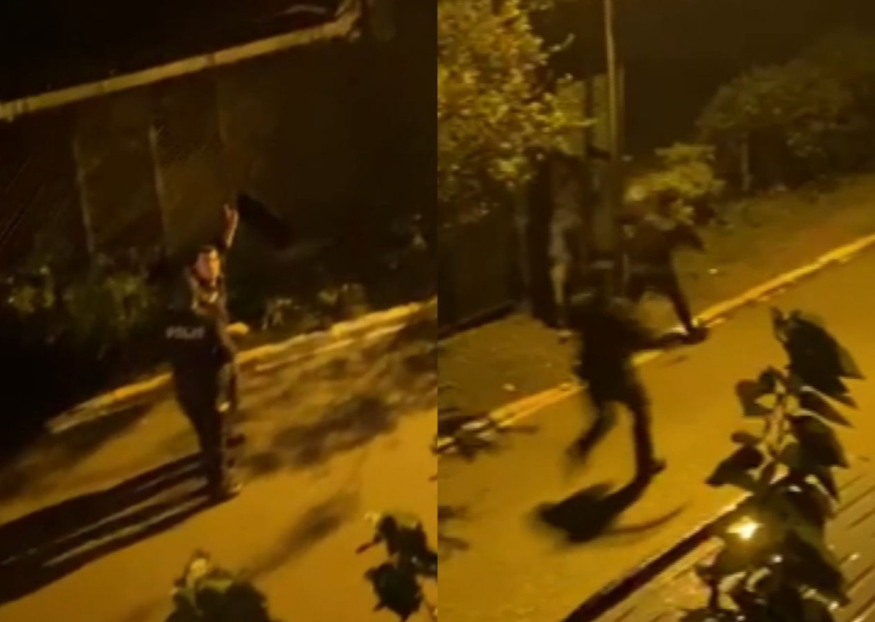 Eve giren hırsıza bekçilerden suçüstü: Böyle kaçmaya çalıştı