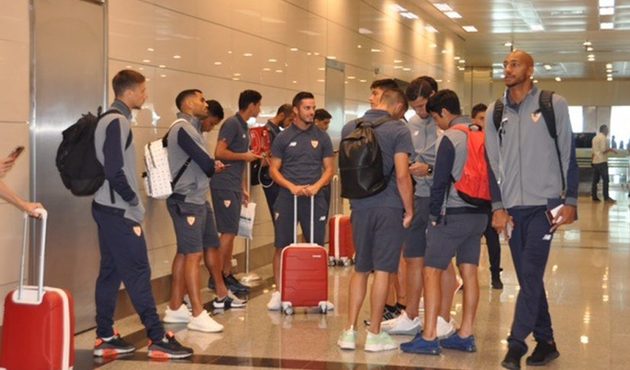 Medipol Başakşehir’in rakibi Sevilla, İstanbul’a geldi