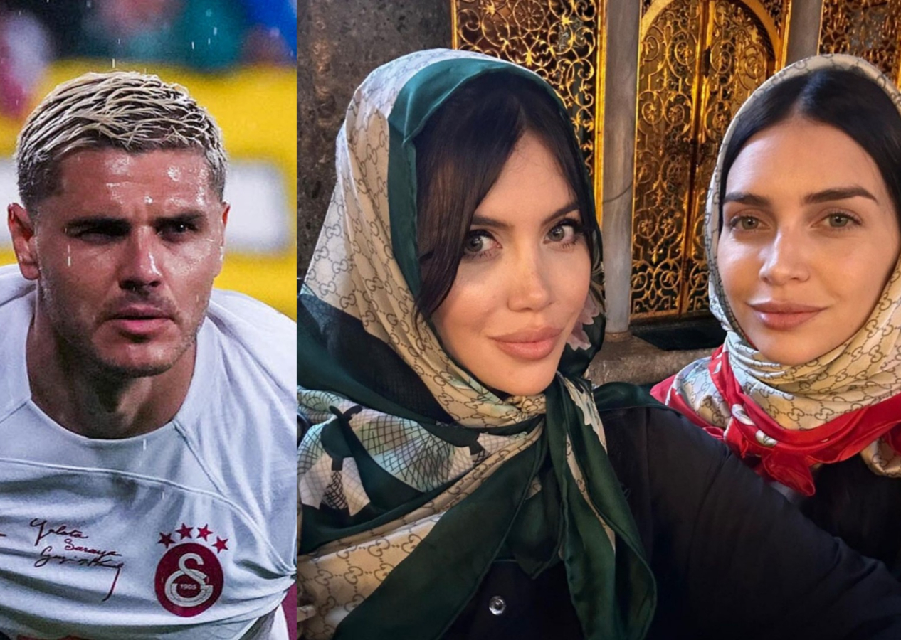 Icardi'nin baldızı Zaira Nara İstanbul'a geldi: Başörtüyü taktı! Wanda Nara ile benzerlikleri şaşırttı...