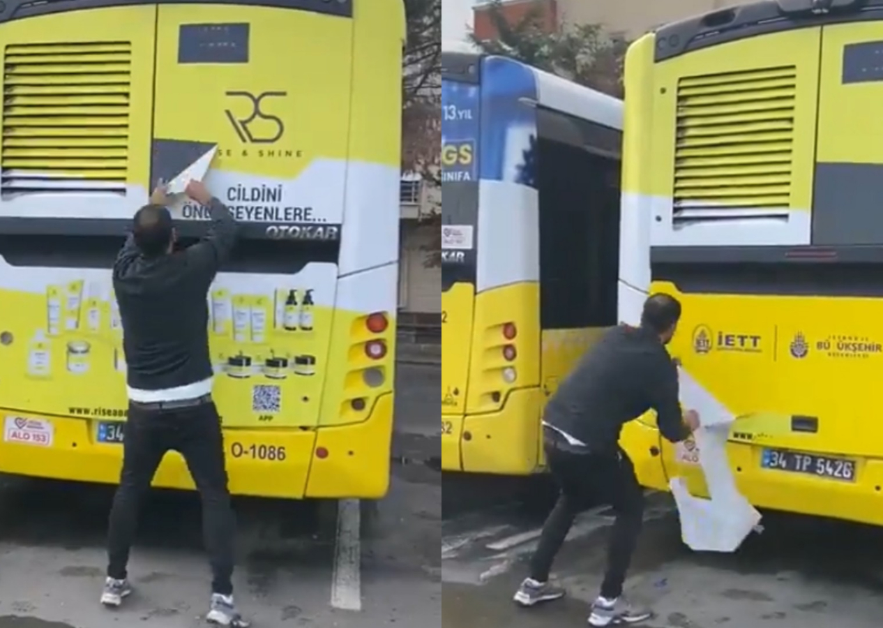 İBB, Dilan Polat'ın reklam afişlerini otobüslerden söktürdü