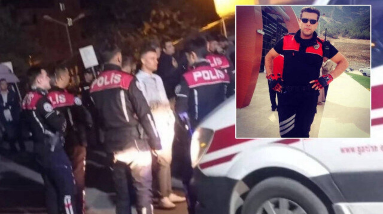 Gaziantep’te yunus polisleri şüpheli motosikleti kovalarken kaza yaptı: 1 polis şehit oldu!