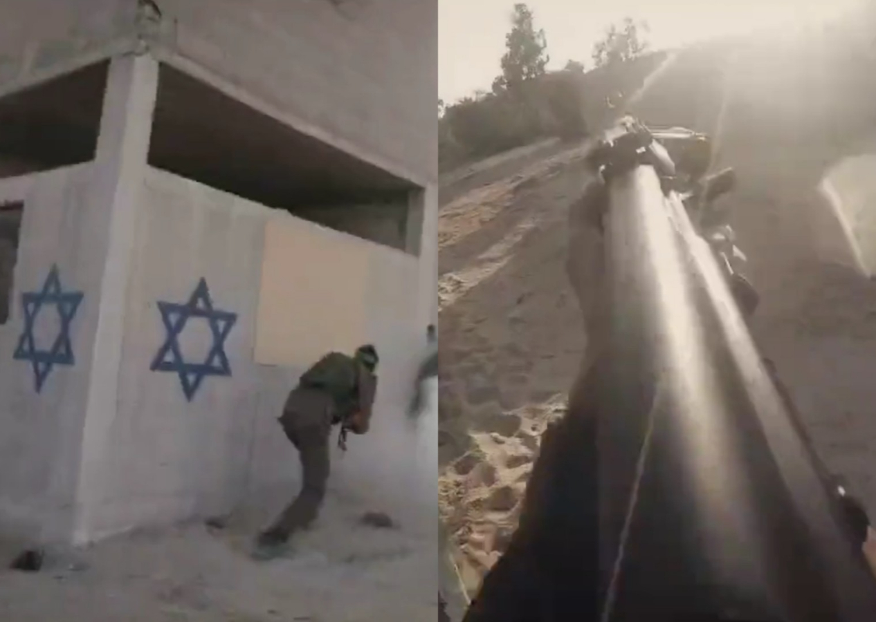 Hamas görüntüleri yayınladı! İşte İsrail'e düzenlenen "Aksa Tufanı" operasyonu böyle başladı