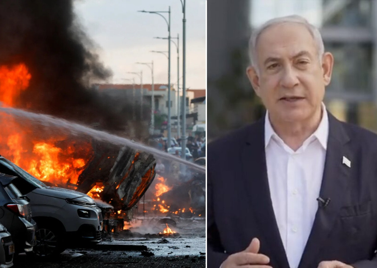İsrail Başbakanı Netanyahu'dan 'Aksa Tufanı' sonrası ilk açıklama! "Savaştayız ve kazanacağız"