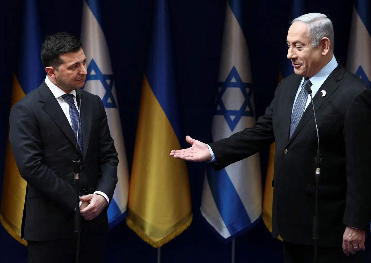Ukrayna Devlet Başkanı Zelenskiy'den rezil açıklama: "Acı çeken İsrail'le dayanışma içindeyiz"