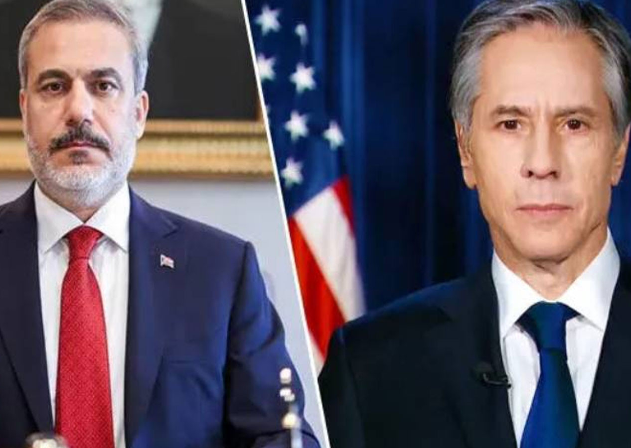 Bakan Hakan Fidan Blinken ile Filistin-İsrail gerilimini görüştü