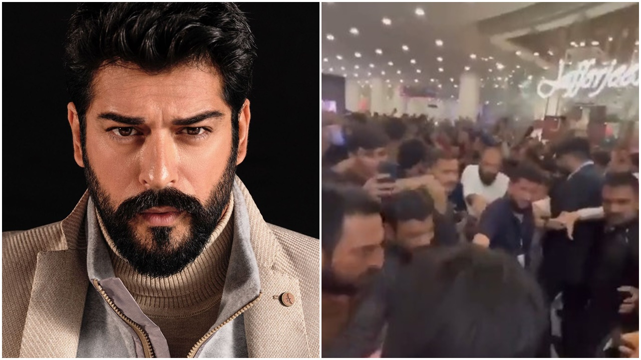 Burak Özçivit'in etrafını bu kez erkek hayranları sardı! Oyuncu, Pakistan'da az kalsın eziliyordu