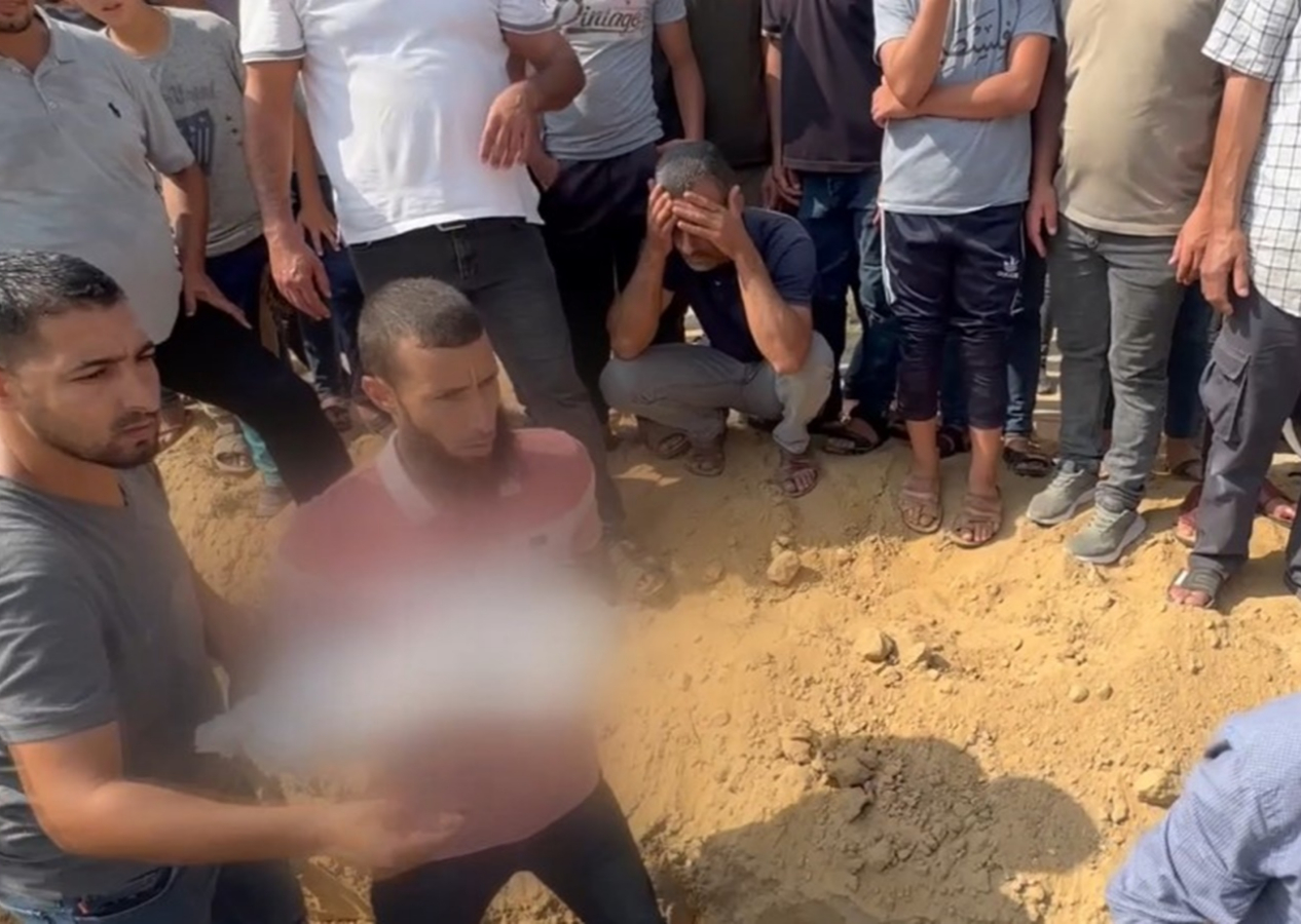 İşgalci İsrail, 1 aylık Filistinli bebeği öldürdü! Görüntüler kahretti
